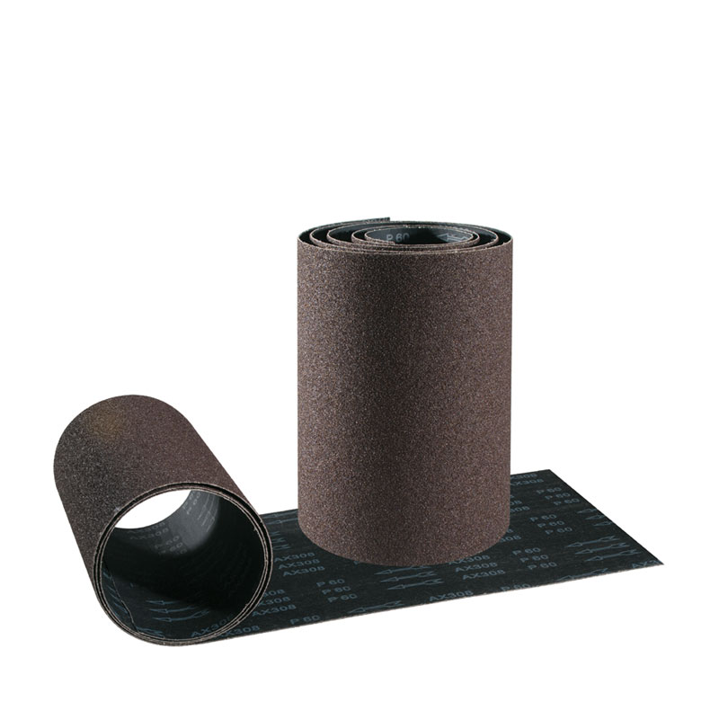 AX308  Calcined aluminum oxide cloth roll for flap discs