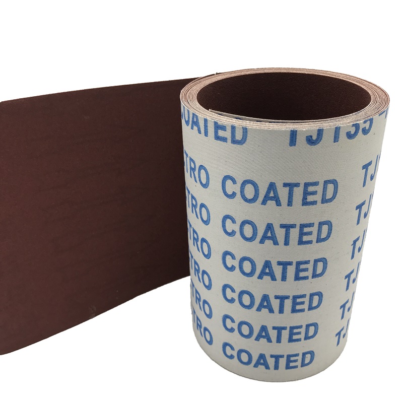 TJ135-H Machine use Aluminum oxide sanding belt